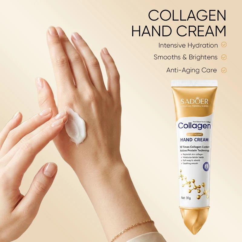 Collagen Hand Cream Hands Skin Firming Skincare Moisturizing Brightening