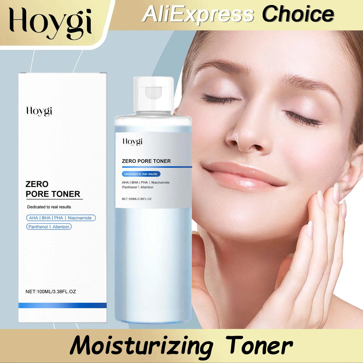 HOYGI Glycolic Acid Toning Solution To Remove Acne Moisturizing