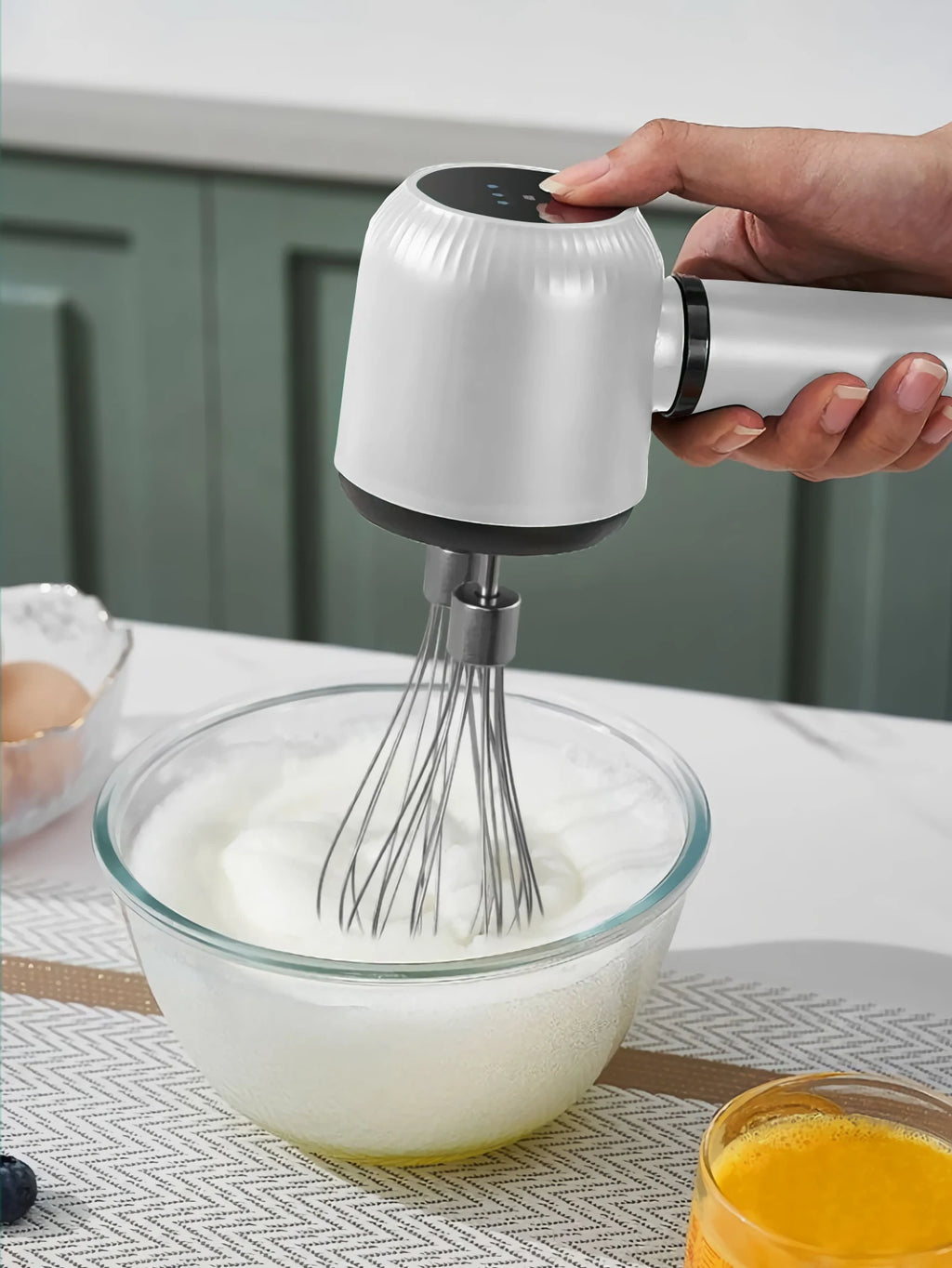 USB Rechargeable Electric Hand Blender Wireless Portable