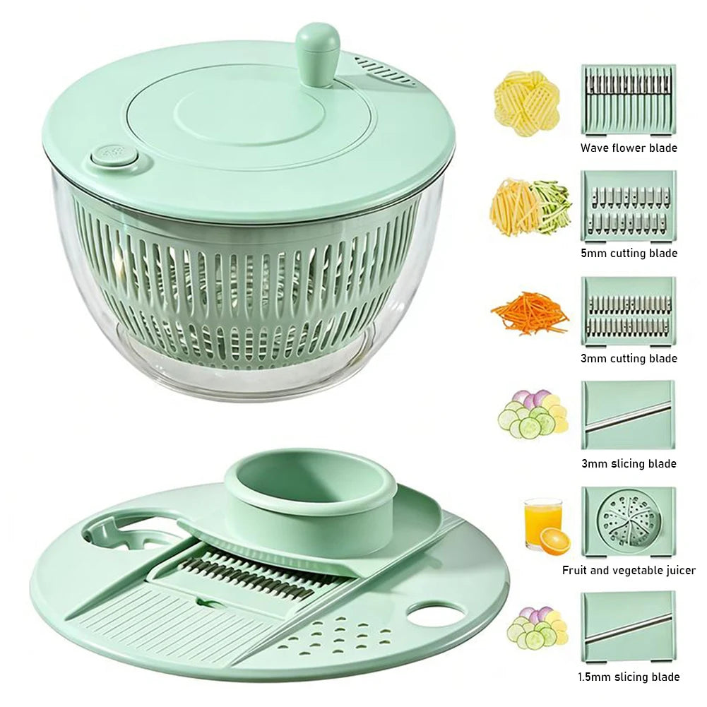 Multifunctional Household Manual Vegetable Washer Dryer