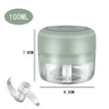 100ML/250ML Electric  Meat Mincer Garlic Chopper Rotate Garlic Press Crusher Vegetable Onion Cutter Kitchen Cooking Accessories
