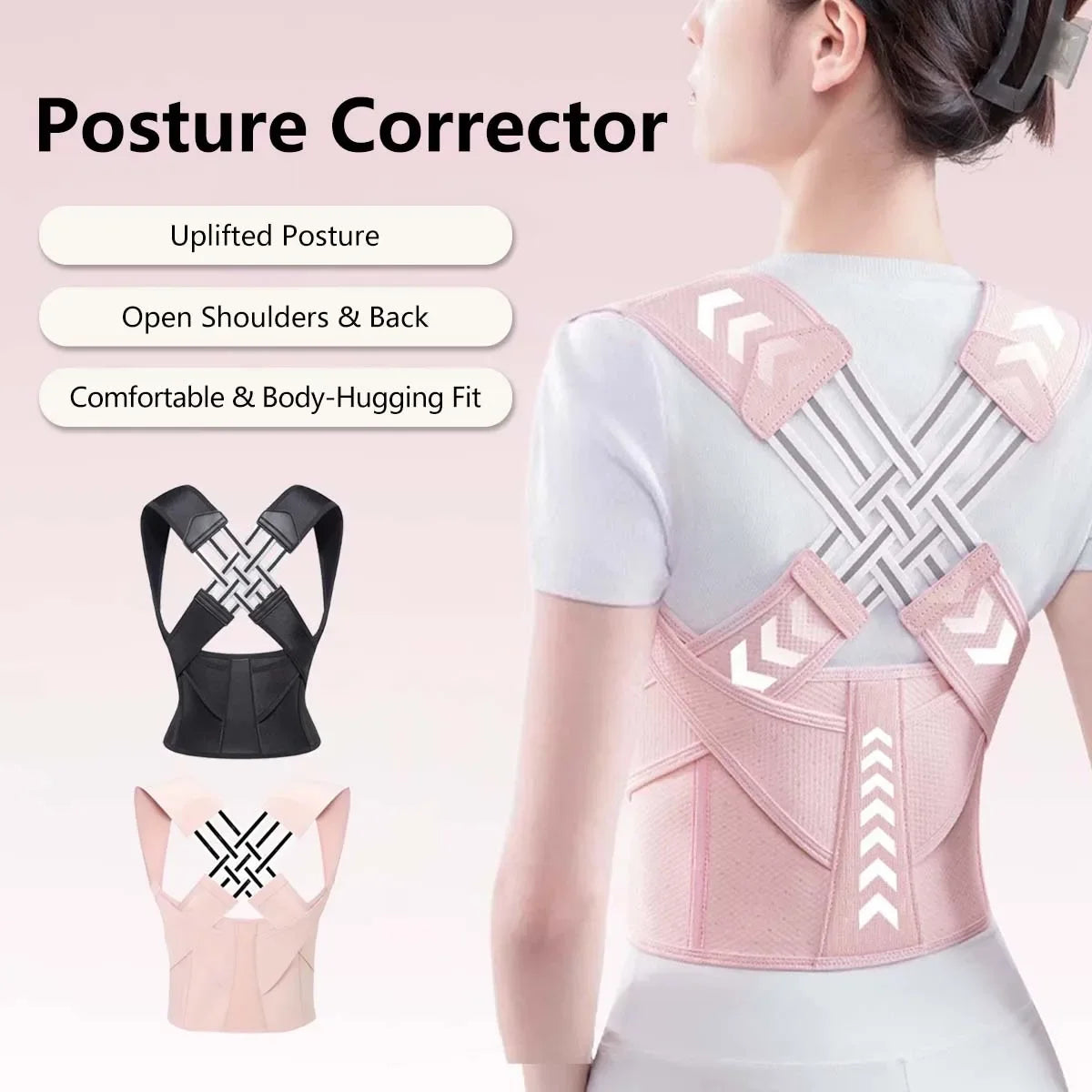 Posture Corrector | Adjustable Back Support Belt for Abdominal Waist Correction