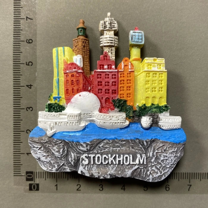 Sweden Amorous Feelings Fridge Magnets Tourist Souvenirs Crafts Refrigerator magnet Decoration Articles Handicraft Gifts