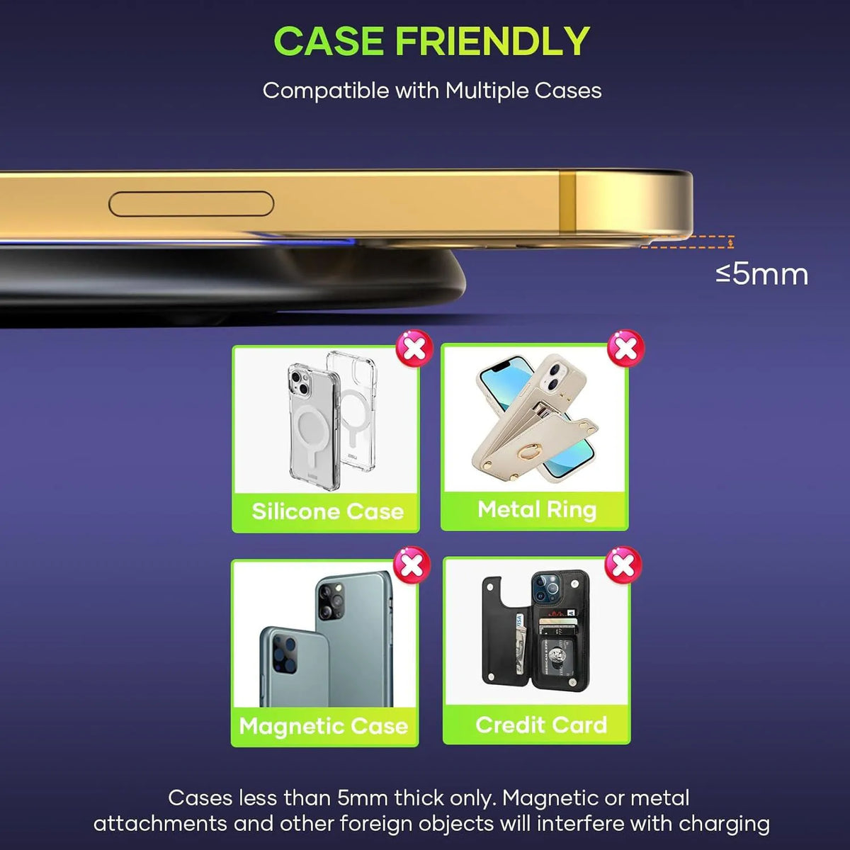 30W Wireless Charger Pad for iPhone , Samsung S26 Xiaomi