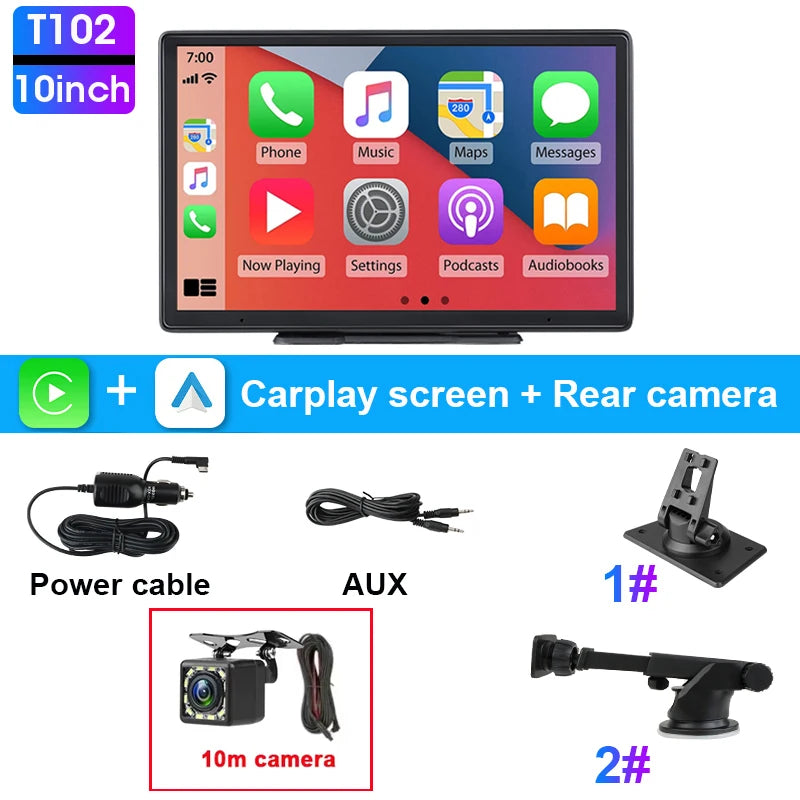 7/10 inch Carplay Car Smart Screen Multimedia Video player Wireless
