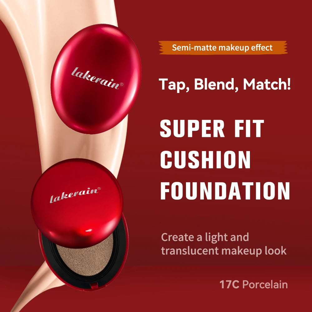 Red Cushion Foundation | Full coverage, lightweight, fits well, satin finish, Korean Cushion Foundation