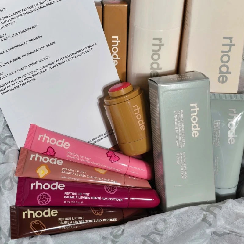 Rhod Peptide Lip Shape Pen Long Lasting Lip Liner Moisturizing Lipstick Gloss Easy To Apply Pocket Blush Cream Skincare Makeup