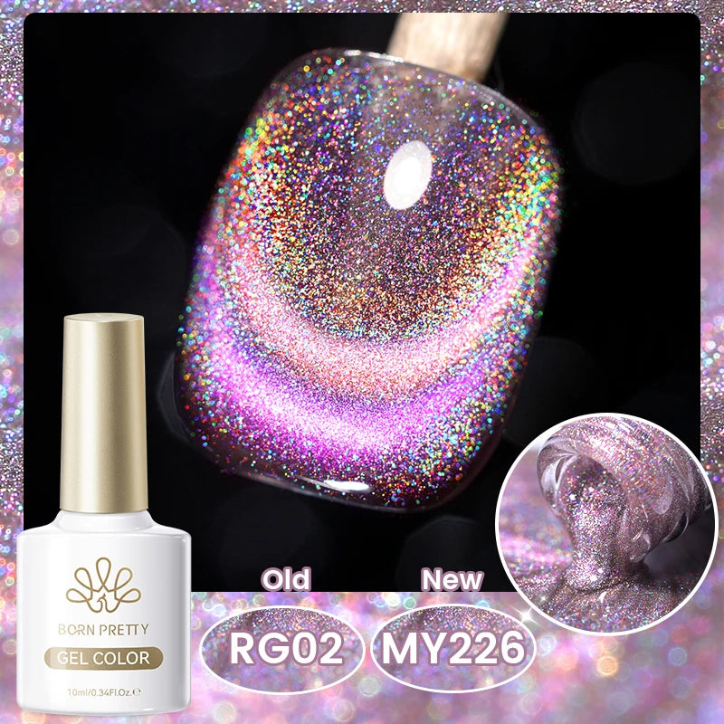 BORN PRETTY 117 Colors Cat Magnetic Gel Nail Polish 10ml