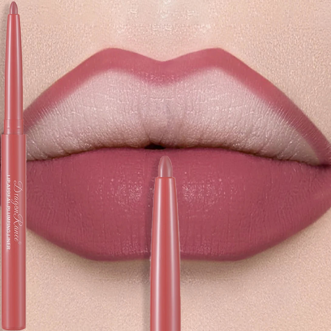 Multi Color Matte Lip Liner Crayon, Velvet Waterproof Lip Pencil