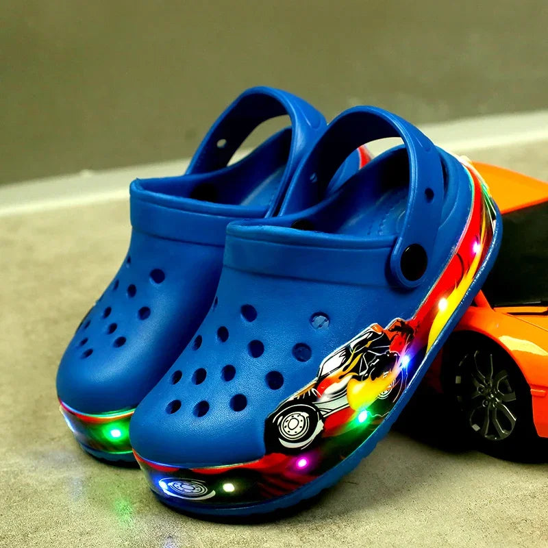 Blinkande Sandaler för Barn – LED-ljus i Sulan