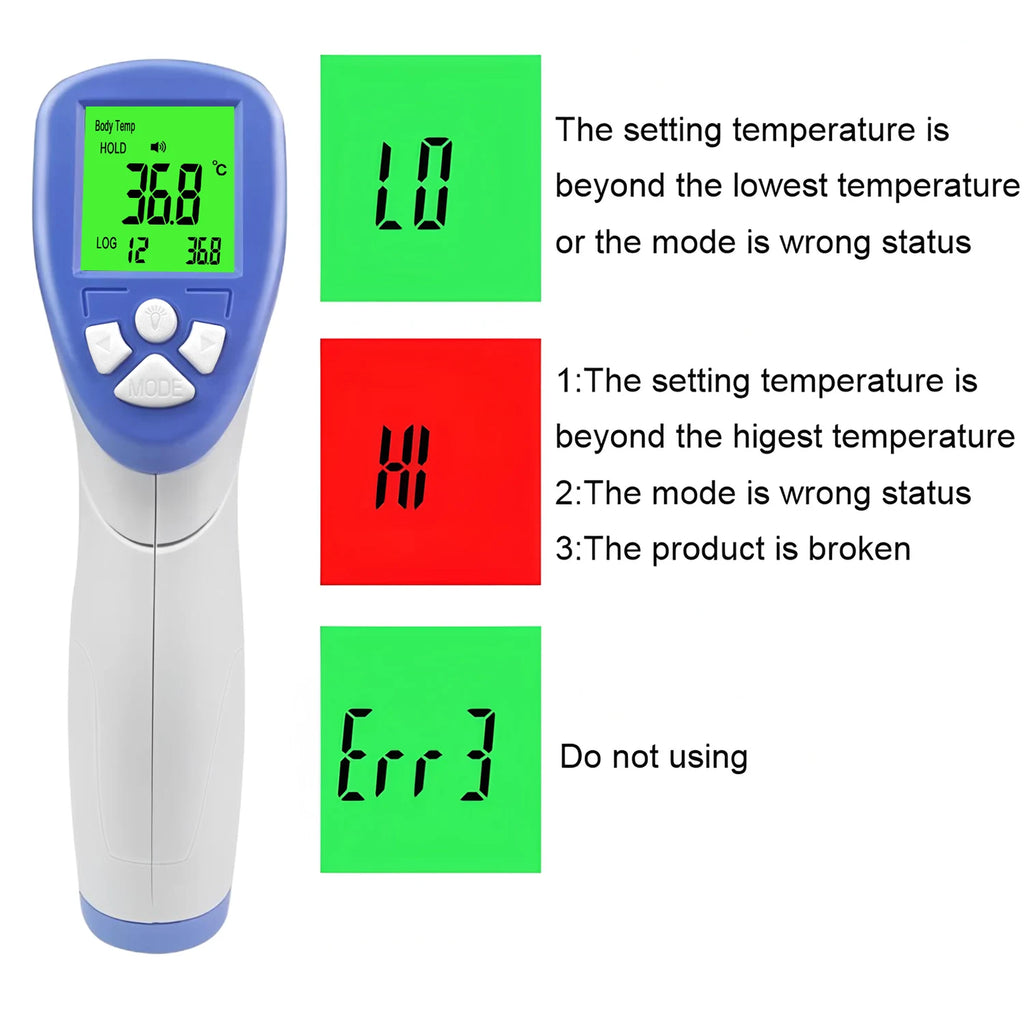 Infrared Thermometer Forehead Body Termometre Multi-function