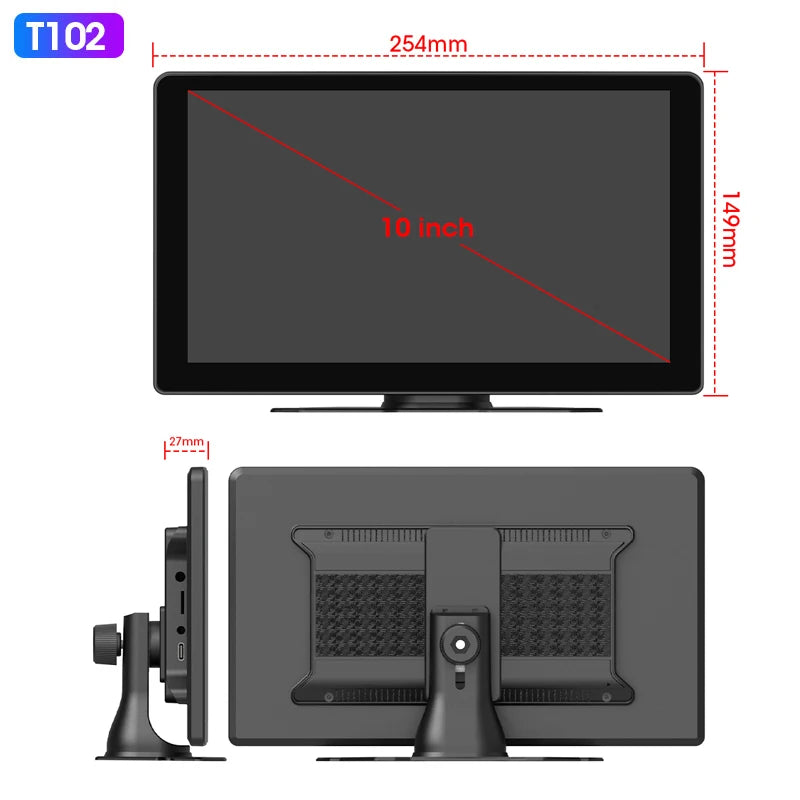 7/10 inch Carplay Car Smart Screen Multimedia Video player Wireless