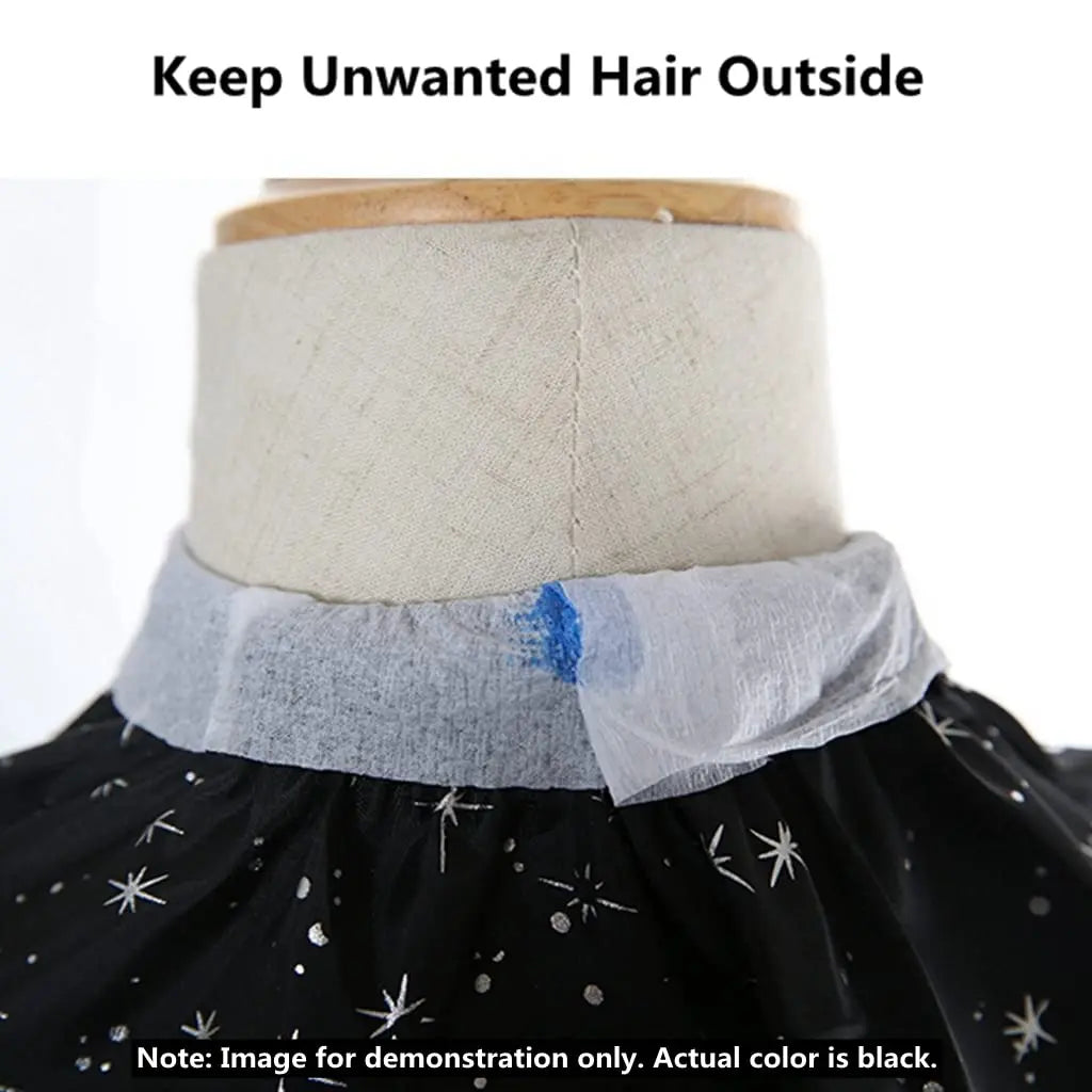 Barber Professional Black Neck Paper Barber Disposable Tissue Collar Tapes