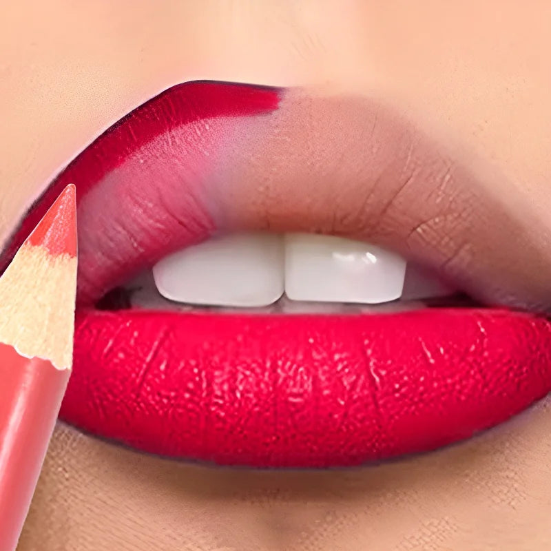 Dark Brown Waterproof Lip Liner Matte Long Lasting 28 Colors