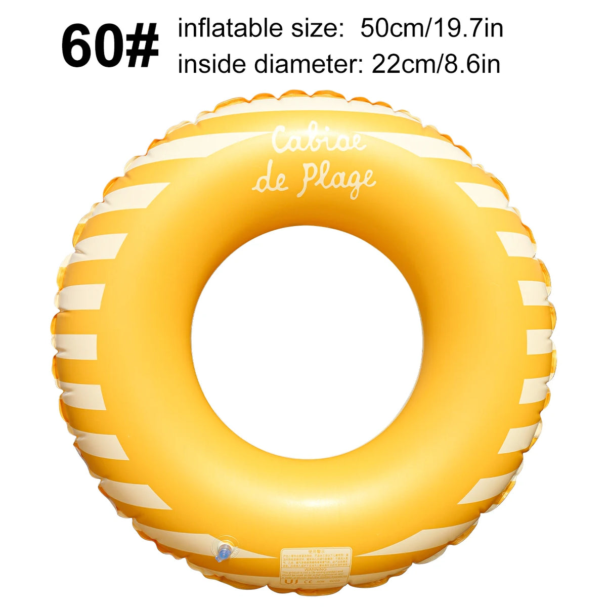 1PC Inflatable Pool Floats for Adult Striped