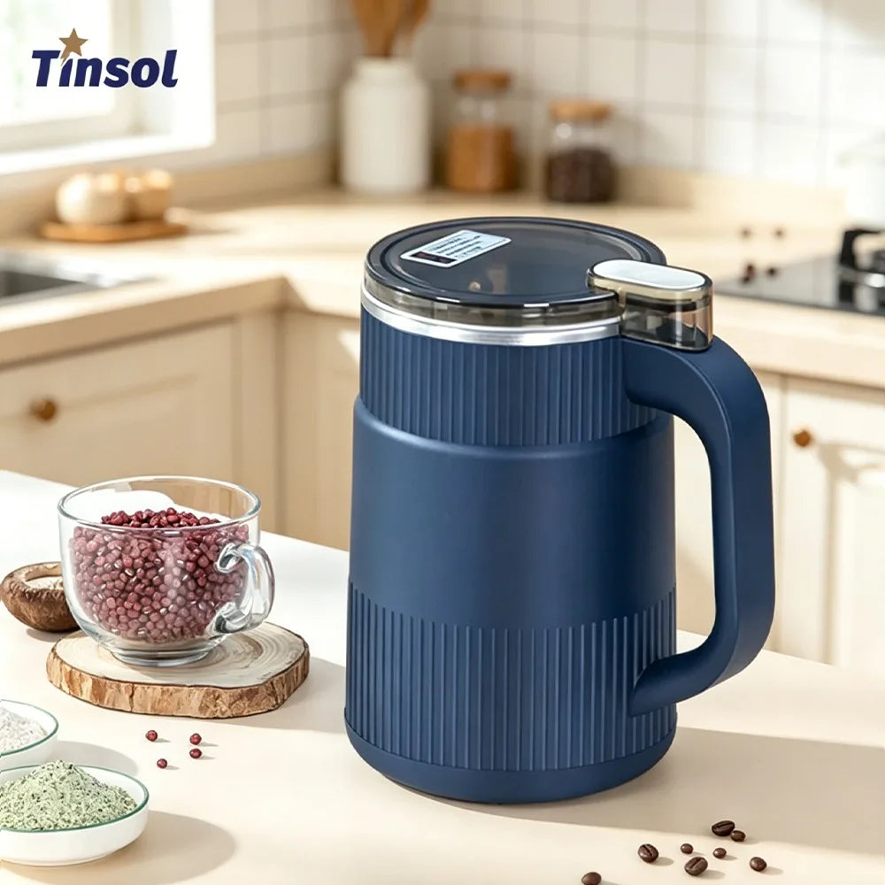 TINSOL Household Kitchen Stainless Steel Electric Coffee Bean Grinder 500 ml