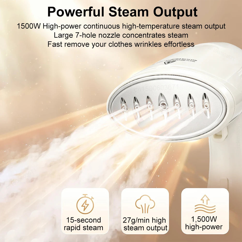 Portable Handheld Clothes Steamer 2‑In‑1