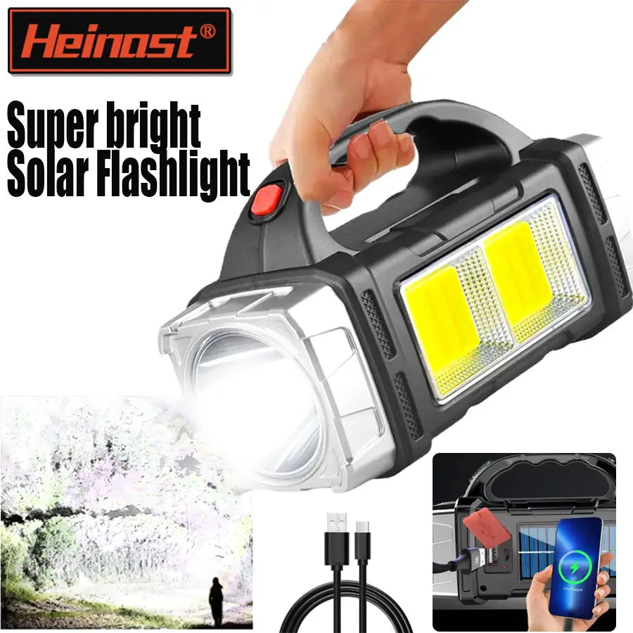 New Upgrade Rechargeable High Power Solar LED COB