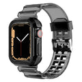 Clear Band + Case for Apple Watch 11 10 9 8 7 6 5 SE 4 38MM 42MM 46MM