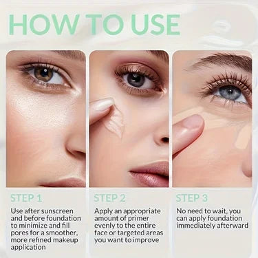 Waterproof Base Transparent Gel Makeup Primer - Full Coverage Matte Foundation