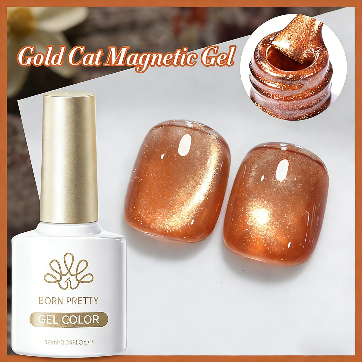 BORN PRETTY 117 Colors Cat Magnetic Gel Nail Polish 10ml
