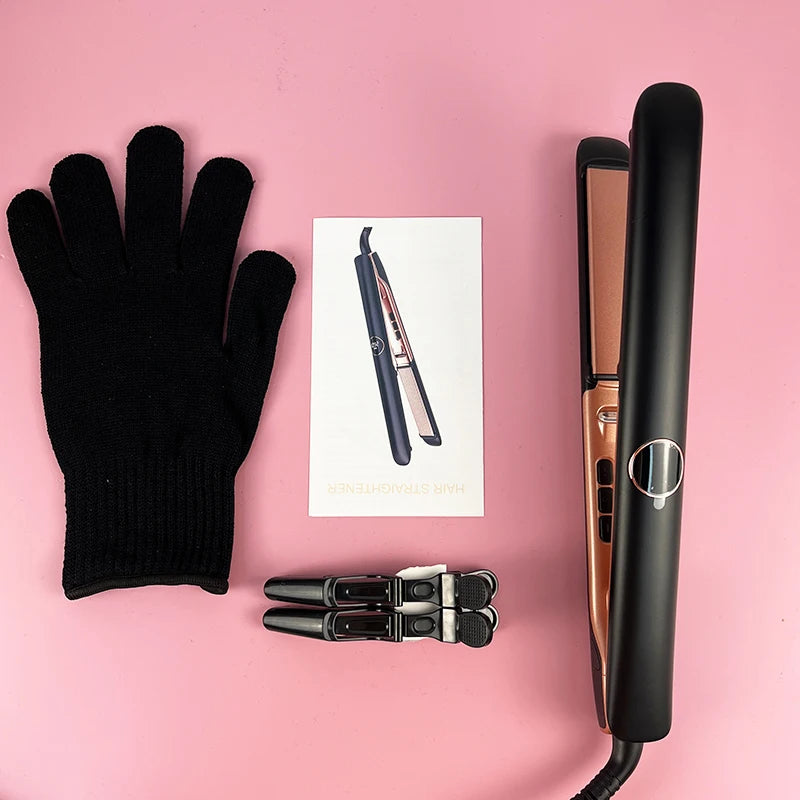 Professional Flat Iron Negative Ion Ceramic Hair Straightener