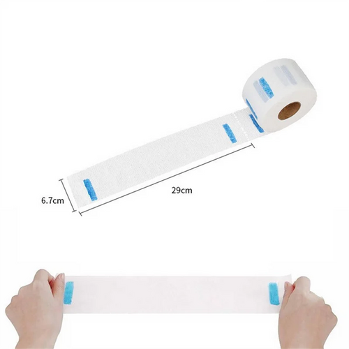 1/2/5 Rolls Disposable Hair Cutting Accessory Neck Paper Adjustable