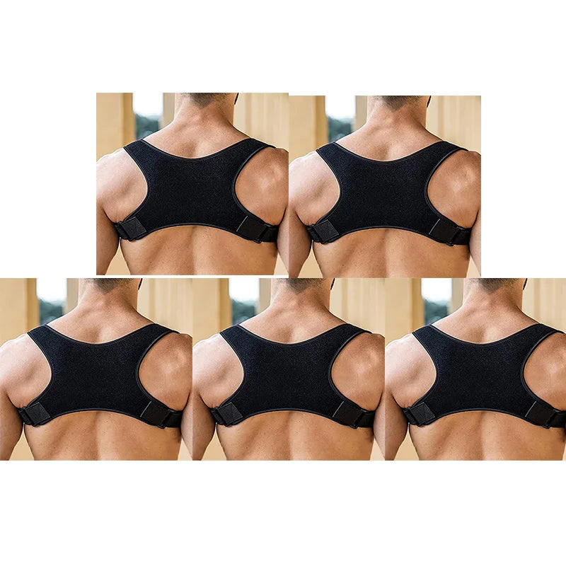 1-5pcs Adjustable Posture Corrector Medical Back Brace Shoulder Support Corrector Prevention Humpback Back Health Care