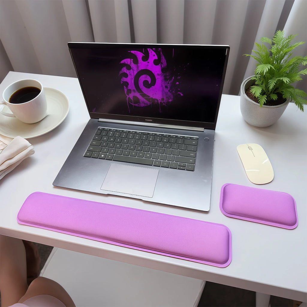 Wrist Rest for Keyboard and Mouse, Computer Ergonomic Wrist Support Pad