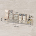 Washstand Cosmetics Storage Rack Acryli Shower Storage Rack Bathroom Shelf No Drill Organizer Wall Mounted Toilet Shampoo Holder