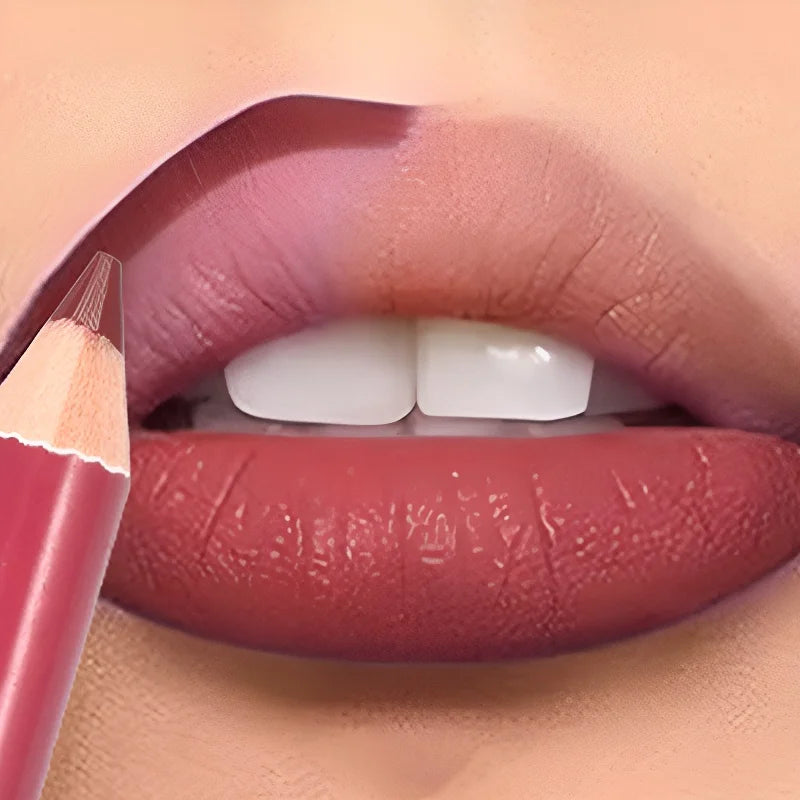 Dark Brown Waterproof Lip Liner Matte Long Lasting 28 Colors