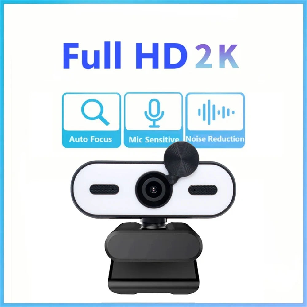 4K 2K Mini Webcam 1080P HD for PC Laptop Autofocus 30 FPS USB