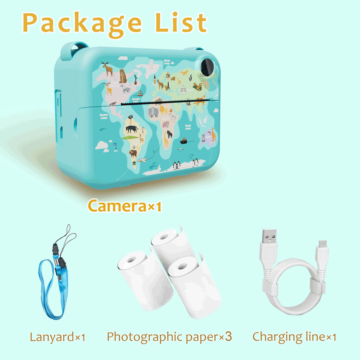 Digital Kids Instant Printing Camera Suitable for Photography