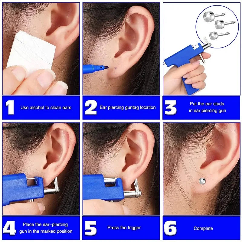 Professional Ear Piercing Gun Tool Set Professional Ear Piercing Gun Tool Set