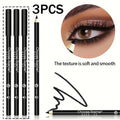 1/3Pc High Pigmented Eyeliner Pencil Black Wooden Eyeliner Eyebrow Pencil Hard Refill Smooth Black Long-Lasting Cosmetics Makeup