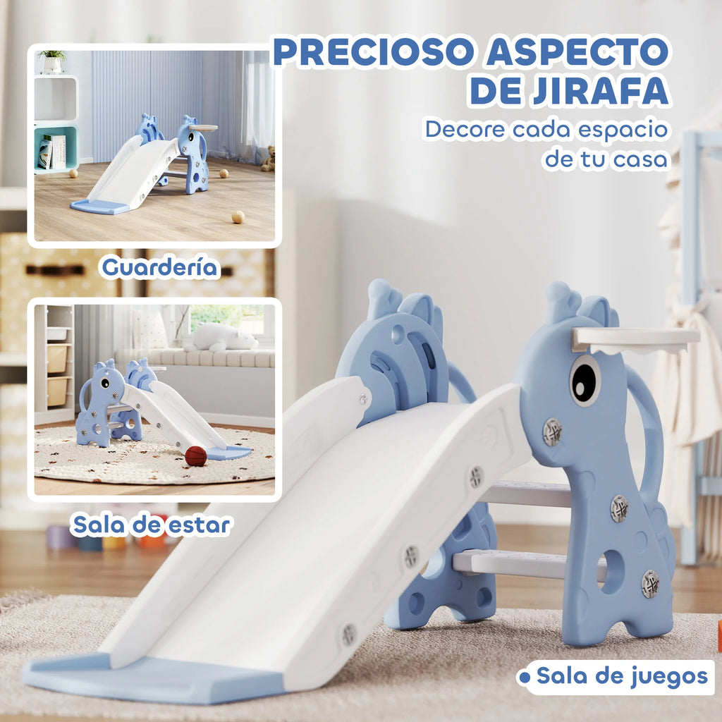 Aiyaplay 3-in-1 Children's Slide for Children from 1-3 Years Old 106X51.5X52 cm Blue