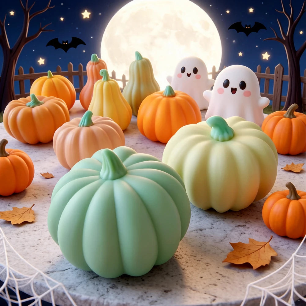 Halloween Pumpkin Silicone Mold DIY Aromatherapy Candles