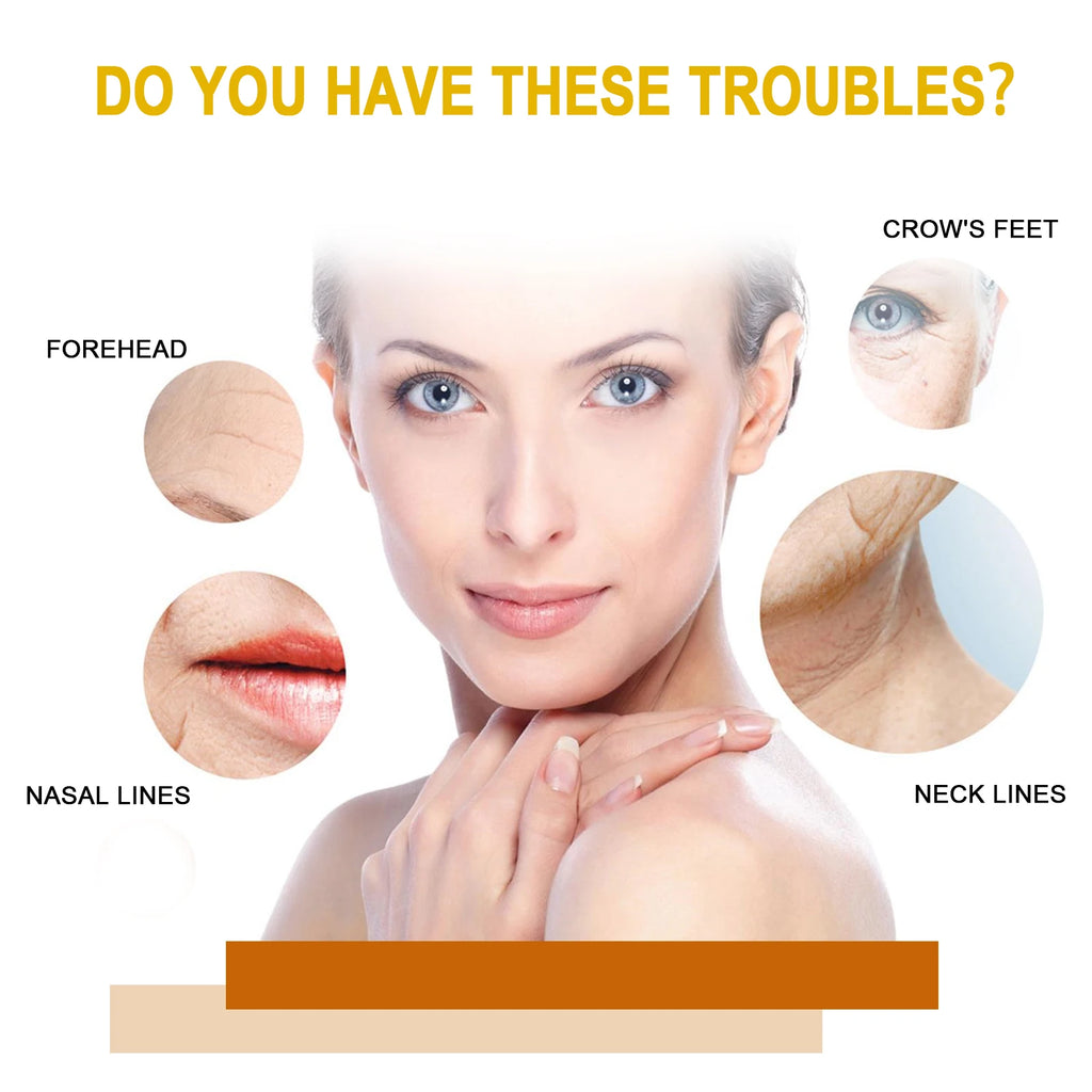 Collagen Face Serum Hydrating Tightening Smoothing Nourishing Brightening Face Skin Fade Fine Lines Anti-Aging Face Essence