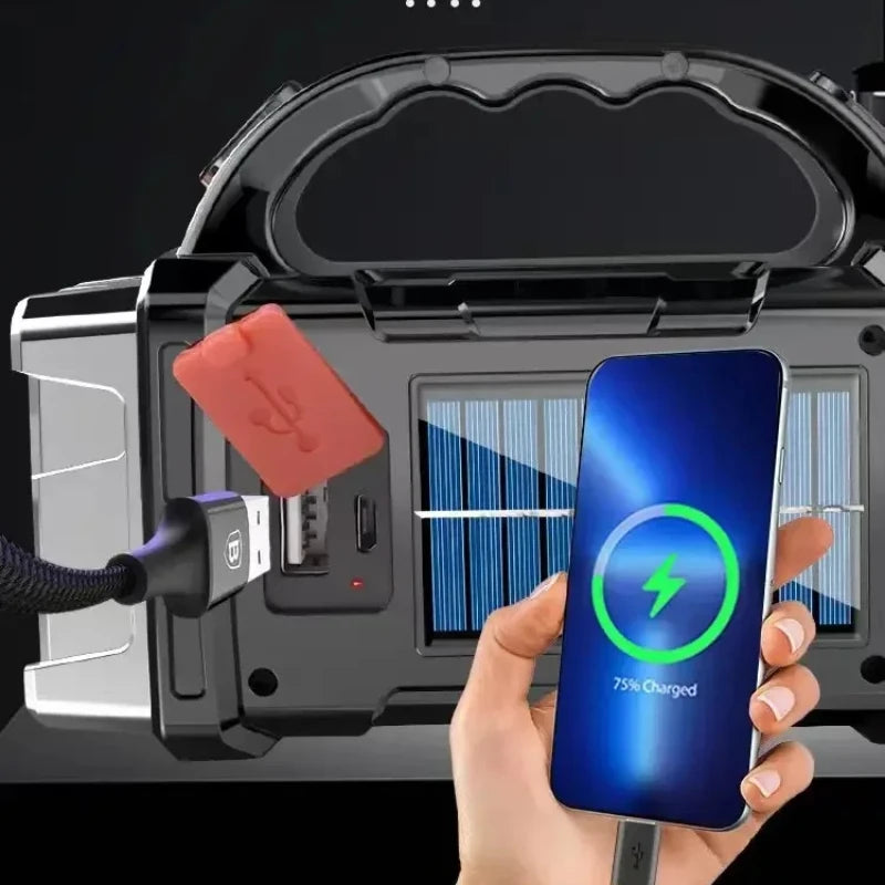 New Upgrade Rechargeable High Power Solar LED COB