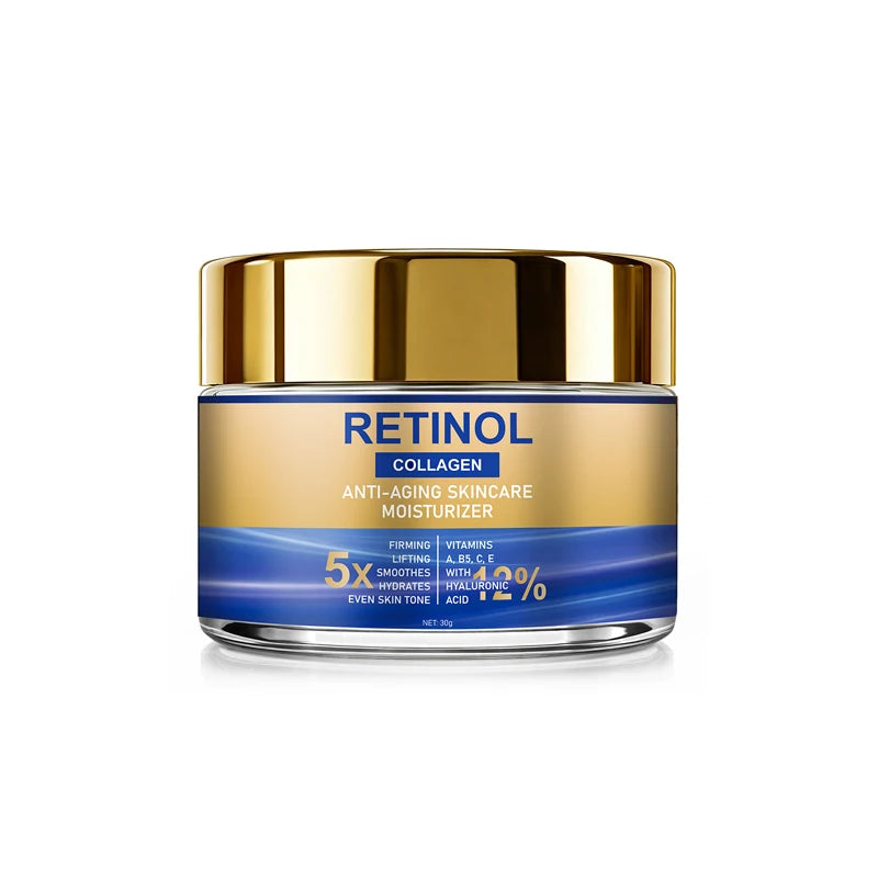 Retinol Face Cream Moisturizing Wrinkle Remover Collagen Hyaluronic Acid Creams 30g/60g Skin Care Cosmetic for Women&Men