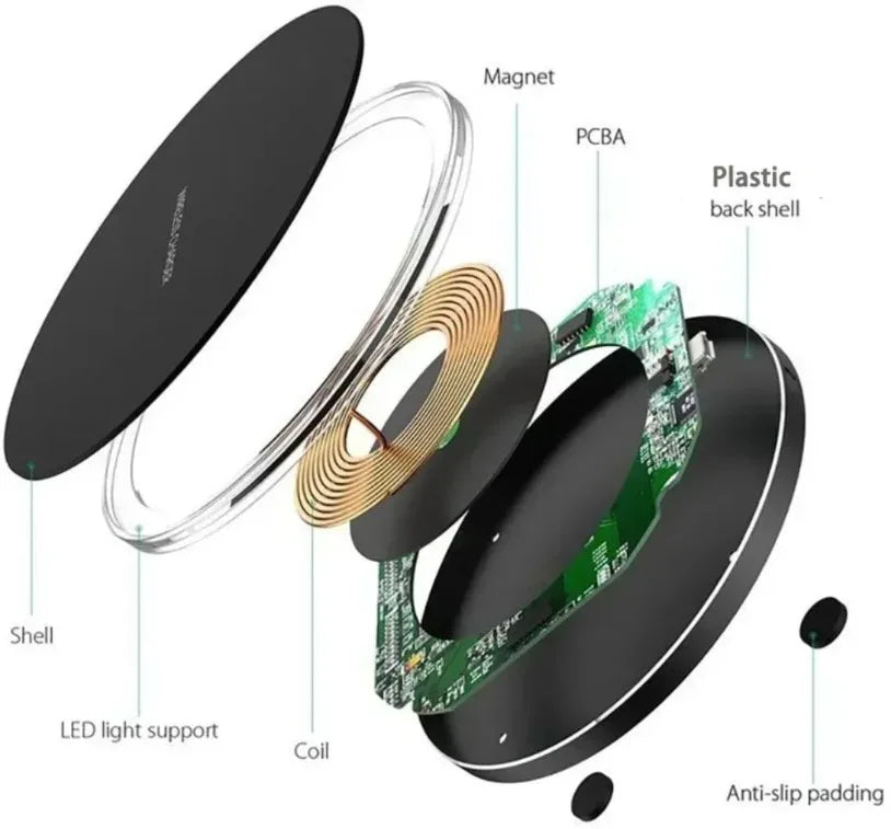 Wireless Charger Pad Induction Fast Wireless Charging Station