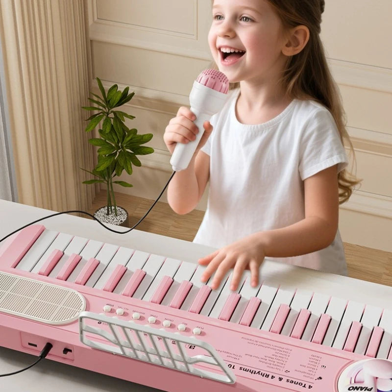 37 Key Kids Electronic Keyboard with Microphone Montessori Educational