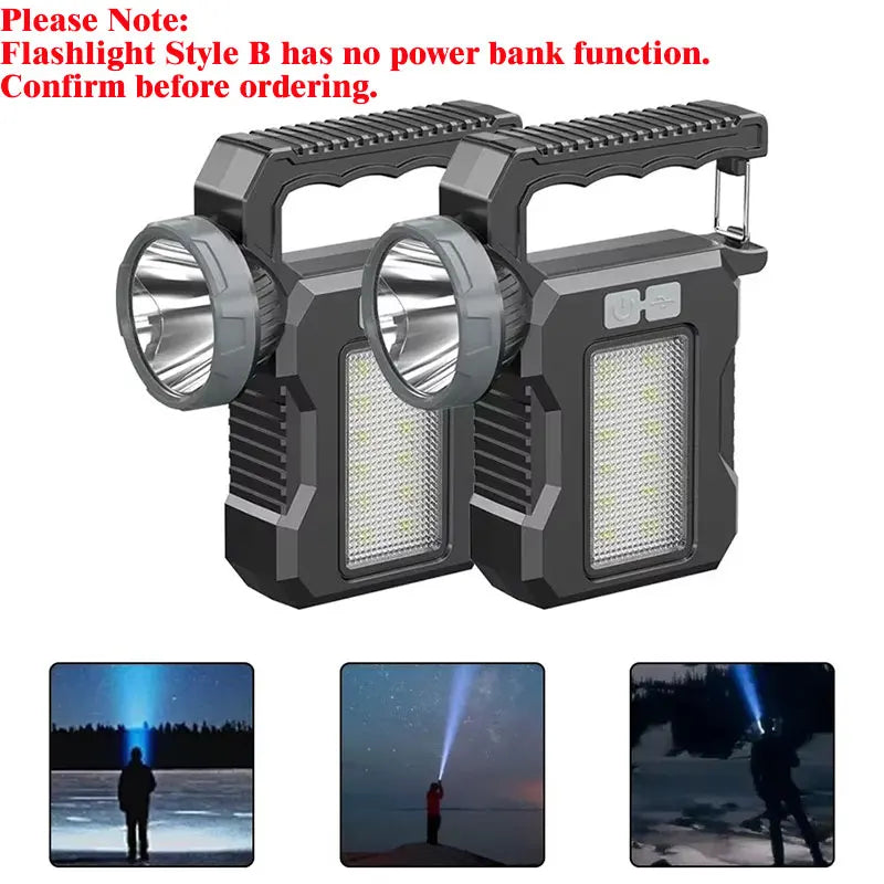 New Upgrade Rechargeable High Power Solar LED COB