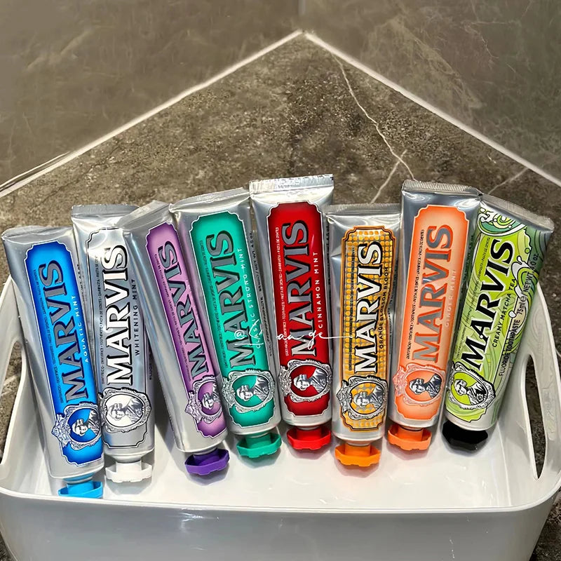 Marvis Whitening Healtmint Freshen Breath Toothpaste Italy Original 75ml Remove Smoke Stains Yellowing Toothpaste Teeth Whitenin