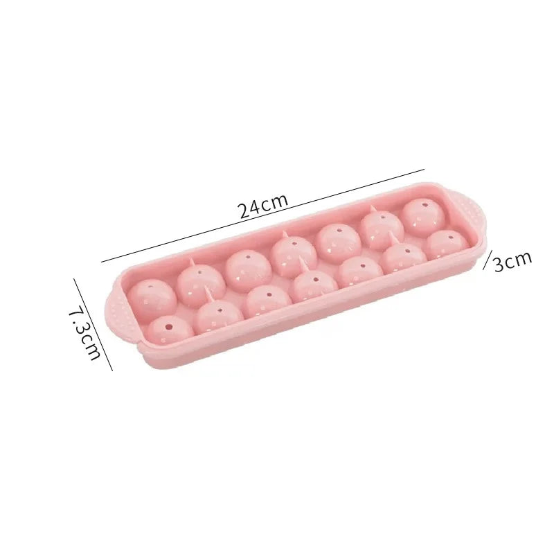 3D Round Balls Ice Plastic Molds DIY Cube Tray Silicone Molds