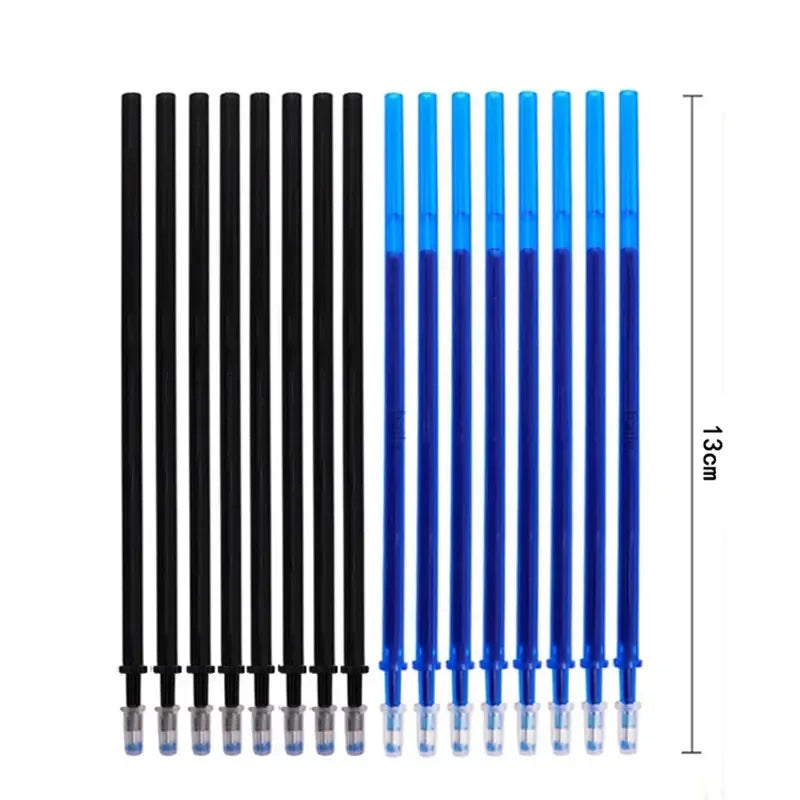 52Pcs/Set Gel Pen Erasable Refill Rod Erasable Pens 0.5mm