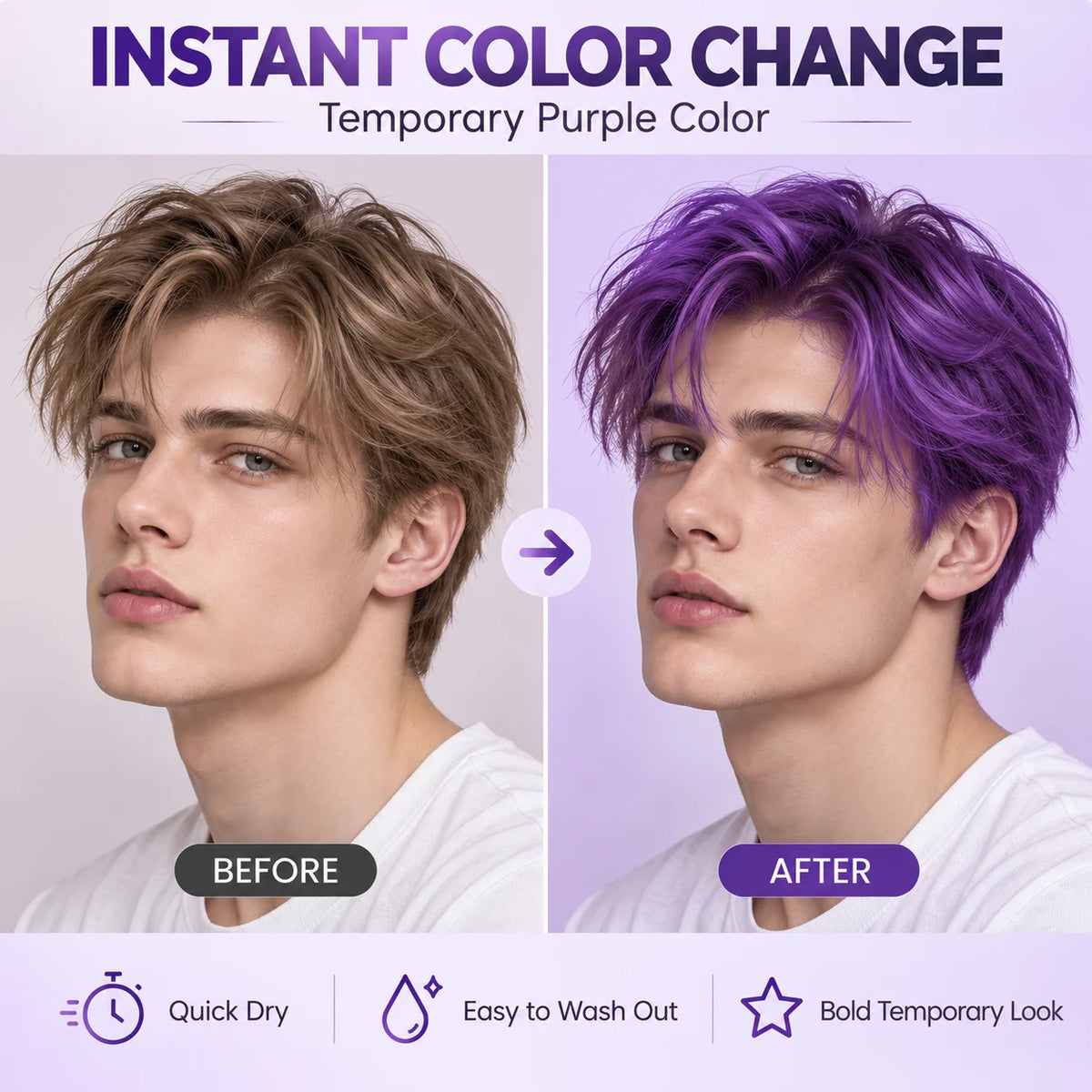 Halloween Hair Color Spray Temporary Washable
