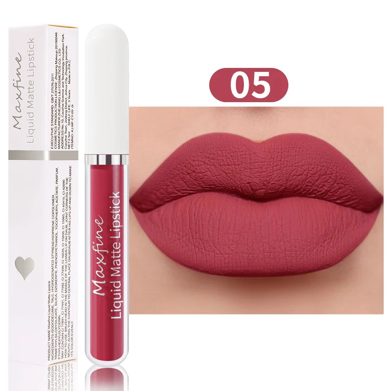 High-Quality Matte Liquid Lipstick Long-Lasting Waterproof