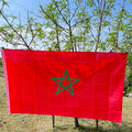 Morocco Flag 90X150cm MAR MA The Kingdom of Morocco Flag  Banner