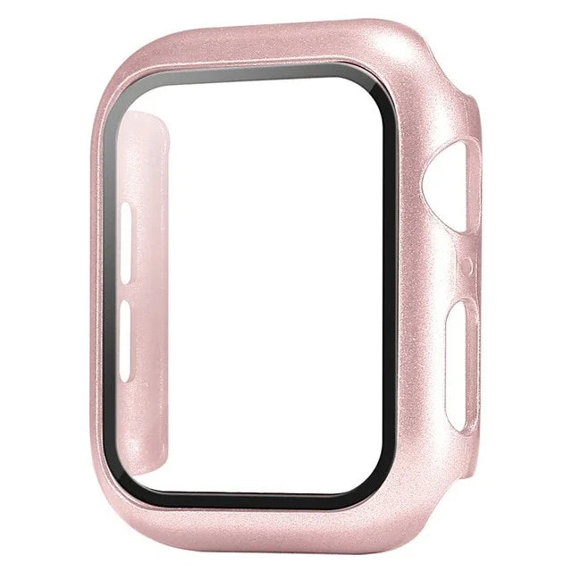 Glass+Cover For Apple Watch case 10 9 8 7 6 SE 5 iWatch Accessorie